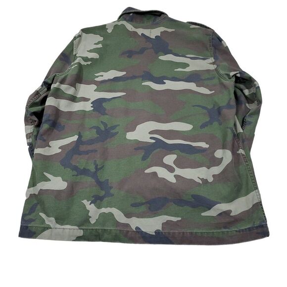 TNA Aritzia Sabinet Relaxed Jacket Camo Camouflage Military Button Front Small - Picture 2 of 11